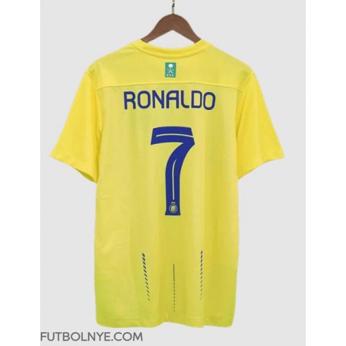 Camiseta Al-Nassr Cristiano Ronaldo #7 Primera Equipación 2023-24 manga corta